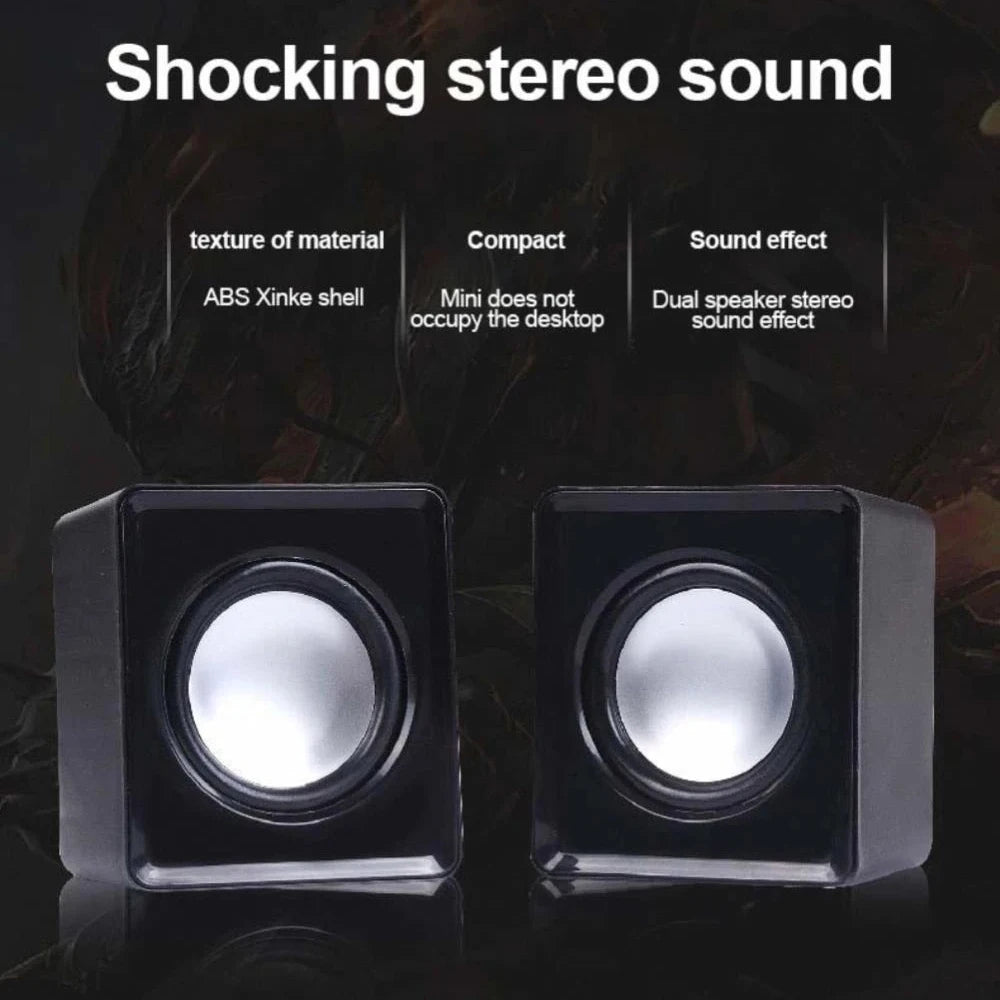 Computer Speaker For PC Laptop Desktop Caixa De Som Sound Box Music Audio System Bocina Column Acoustics Coluna Amplified Unit Beauty World Shop
