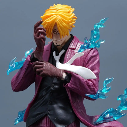 24cm 9.4 inch Anime Sanji Action Figures Pvc Statue Desktop Ornamen Collection Statue Model Decoration Room Desk Toys Children G Beauty World Shop