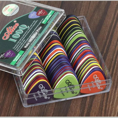 Multicolor Guitar Picks 50/100 Pieces Mixed ABS Premium Plastic Guitar Picks for Acoustic Electric Guitars Bass Or Ukulele Beauty World Shop