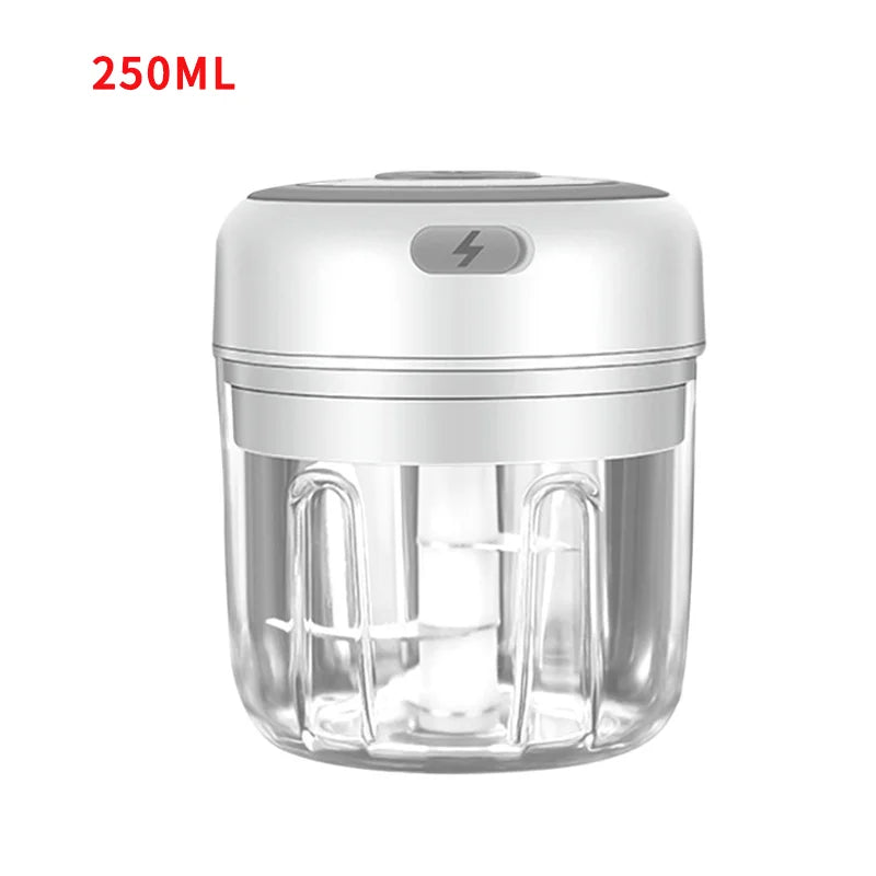HiPiCok Meat Grinder Electric Garlic Crusher Food Chopper Mini Garlic Press Vegetable Chopper Masher Machine USB Kitchen Gadgets Beauty World Shop