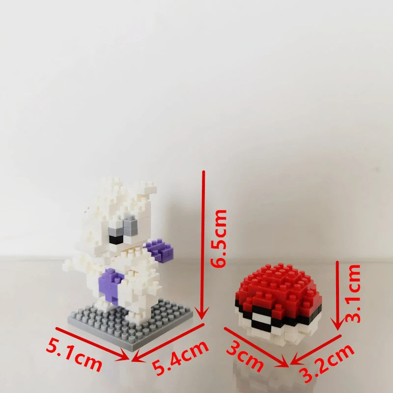 75 Style Building Blocks Assembly Anime Picachu Charizard Doll Blastoise Bulbasaur Gengar Bricks Figures Toy for Kid Gift Beauty World Shop