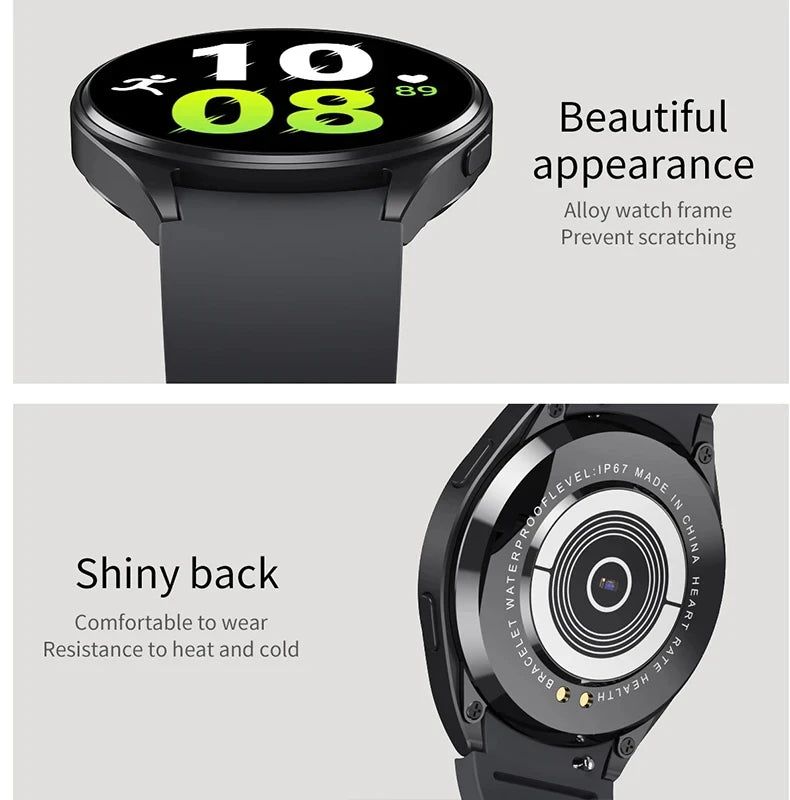 LAXASFIT 2025 New Smart Watch 6 Bluetooth Call Sports Health Monitoring Men Women Smart Watch Gift For Android IOS Beauty World Shop