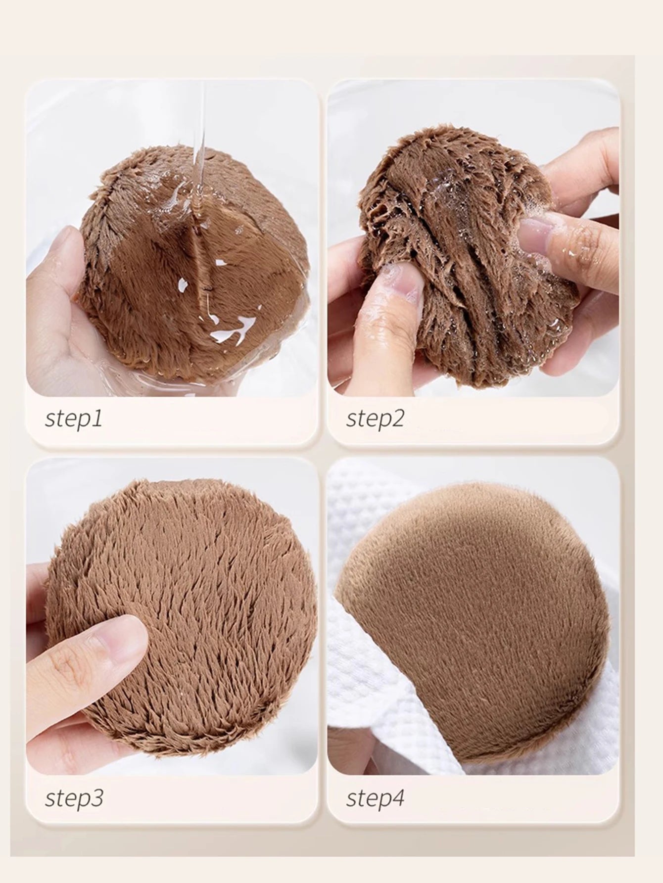 Female Makeup Blender Cosmetic Puff Powder Cute Cartoon Puff Portable Soft Cosmetic Puff Women Make up Tools Kawaii Makeup Beauty World Shop