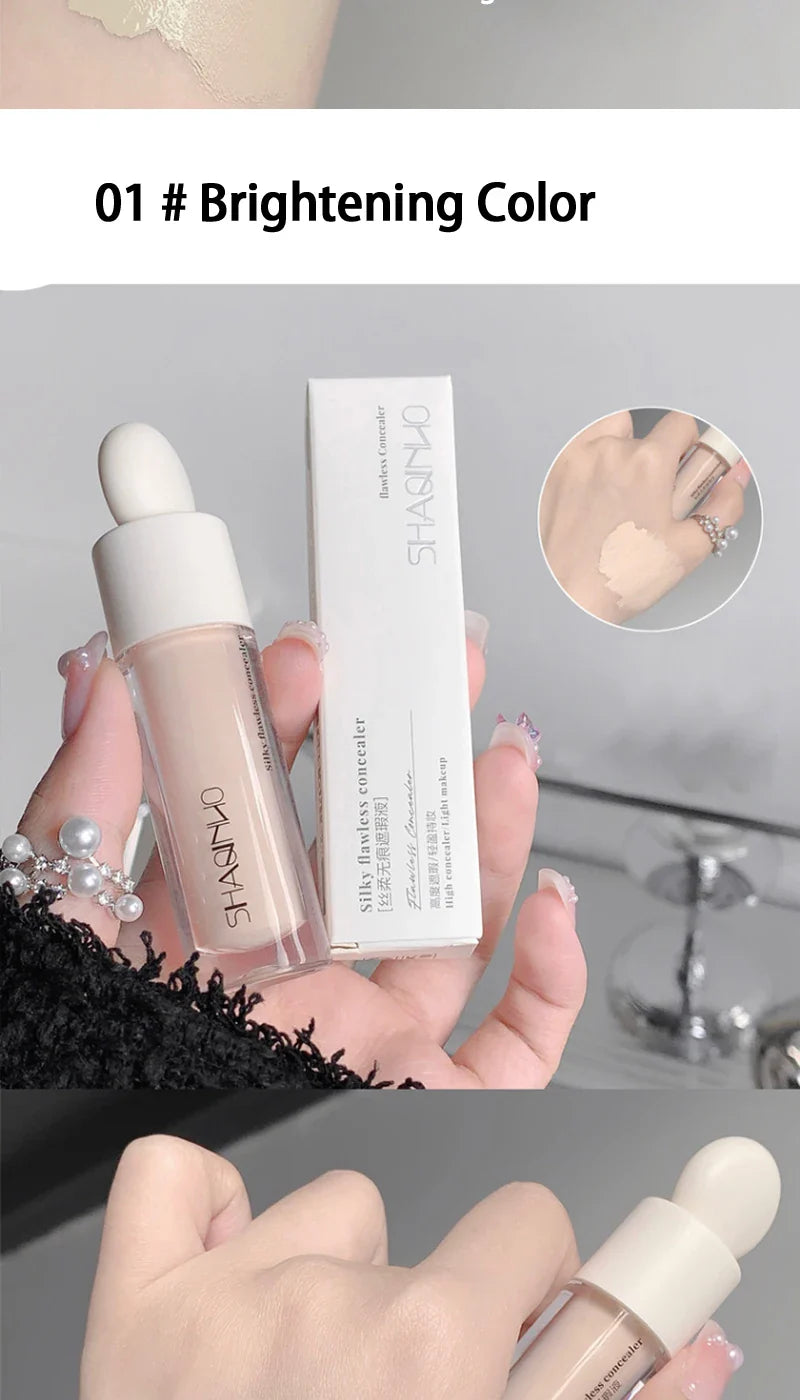 SHAQINUO Flawless Hydrating Concealer - Brightens Dark Circles & Smooths Tear Troughs | Long-lasting Formula, Non-cakey Finish Beauty Trend Shop