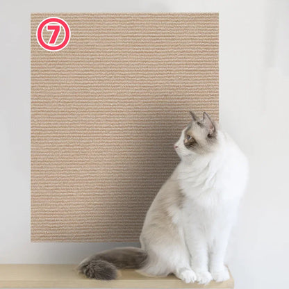 Trimmable Anti Cat Scratch Mat Self-Adhesive Carpet Mat Pad Cat Pet Scratcher Furniture Couch Corner Indoor Sofa Wall Protector