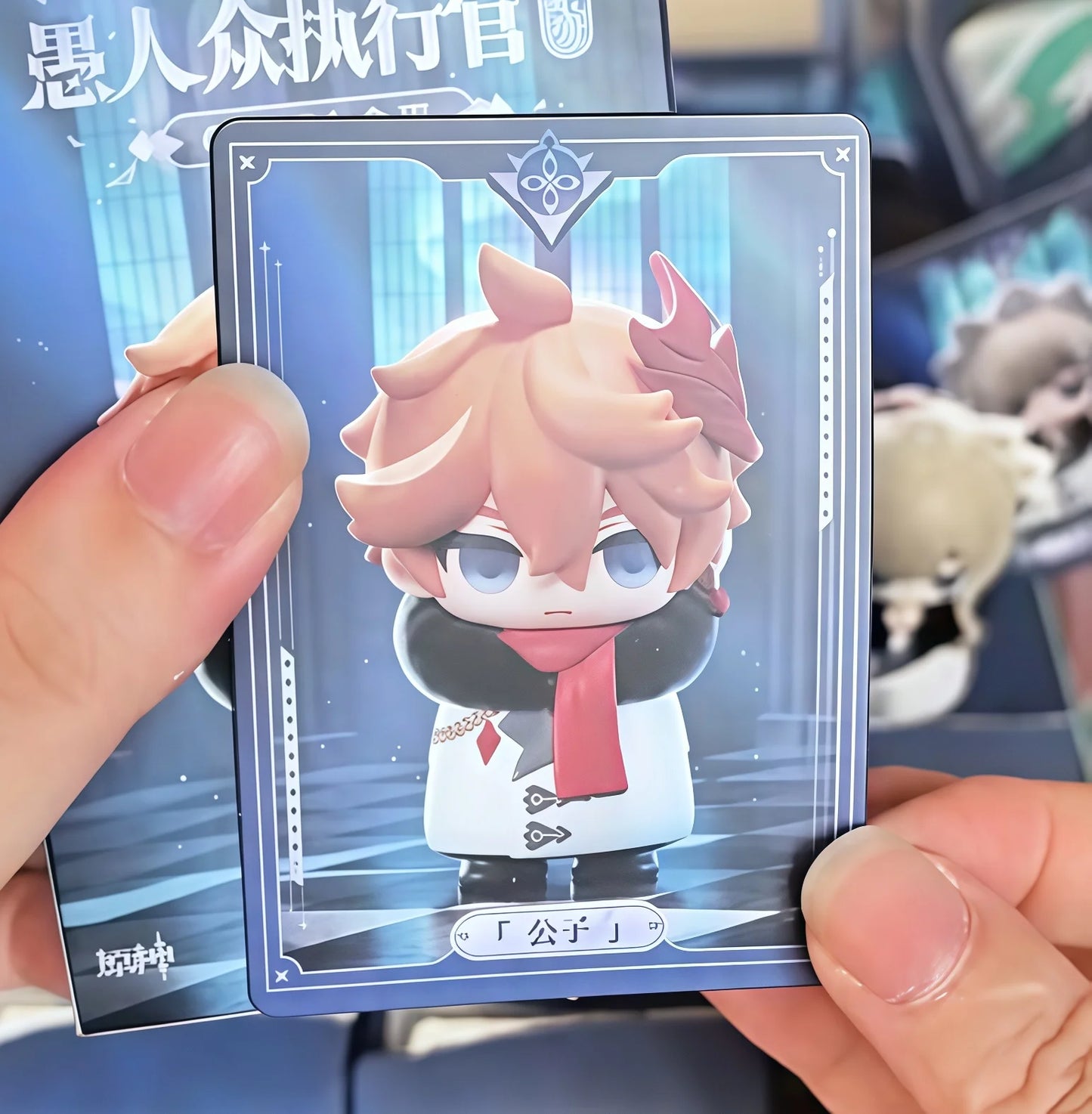 Mihoyo Genshin Impact Fatui Harbinger Q Version Series Blind Box Desktop Mini Doll Model Toys Trend Decoration Surprise Gifts Beauty World Shop