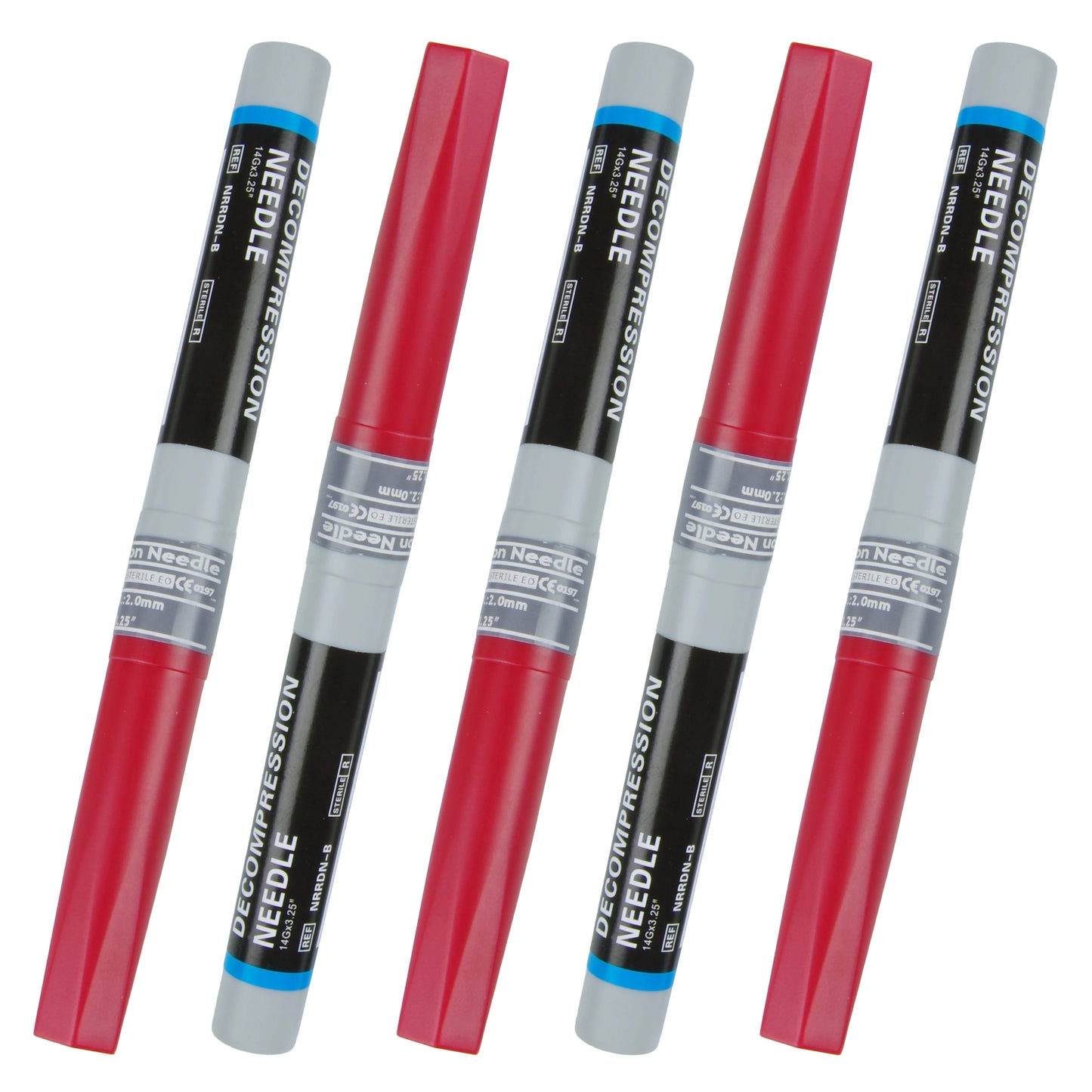 Sanke Rescue Pneumothorax Needle Trauma Medical Ifak Chest Cathether Needlecatheter 50G Needle Decompression Edc First Aid Kit