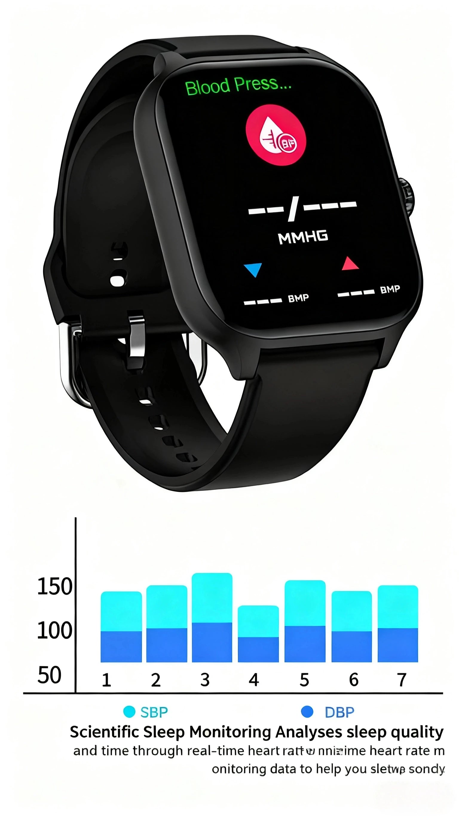 HOMEFISH H9 Intelligent Watch Bluetooth Call Remote Photography Sleep Monitoring Multiple Sports Modes Heart Rate Blood Beauty World Shop