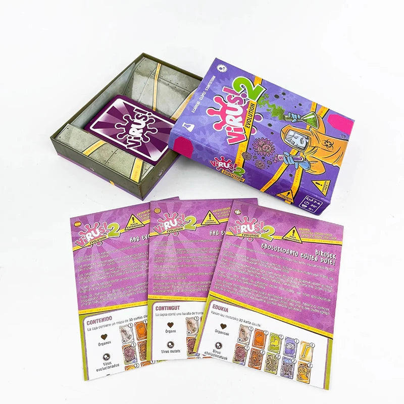 Virus 1 2 3 Board Game: The Ultimate Contagiously Fun Game for Family Parties in Spanish & English Beauty World Shop