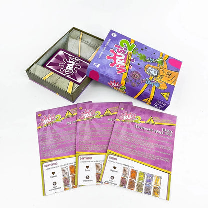 Virus 1 2 3 Board Game: The Ultimate Contagiously Fun Game for Family Parties in Spanish & English Beauty World Shop