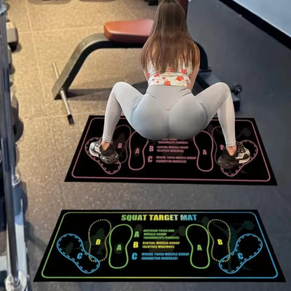 Anti-Slip Squat Pad Set, Durable Training Mats for Home & Gym Use, Non-Skid Exercise Equipment, Ideal for Fitness Enthusiasts Beauty World Shop