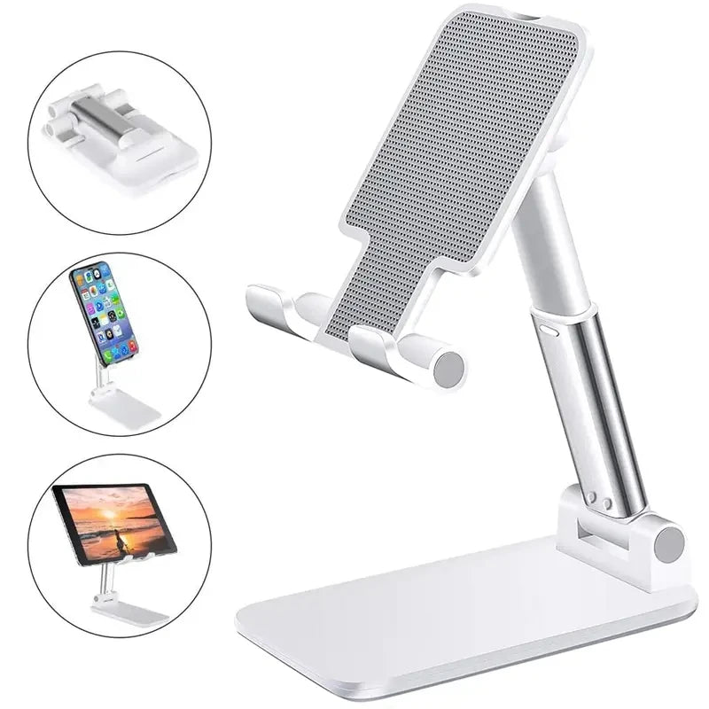 Desk Mobile Phone Holder Stand For IPhone IPad Xiaomi Adjustable Desktop Tablet Holder Universal Table Cell Phone Stand Beauty World Shop