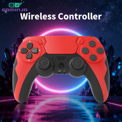 GAMINJA New Wireless Gamepad P48 with Six Axis Gyroscope Game Controller For PS4 PS3 Console Dual Vibration PC Joystick Beauty World Shop