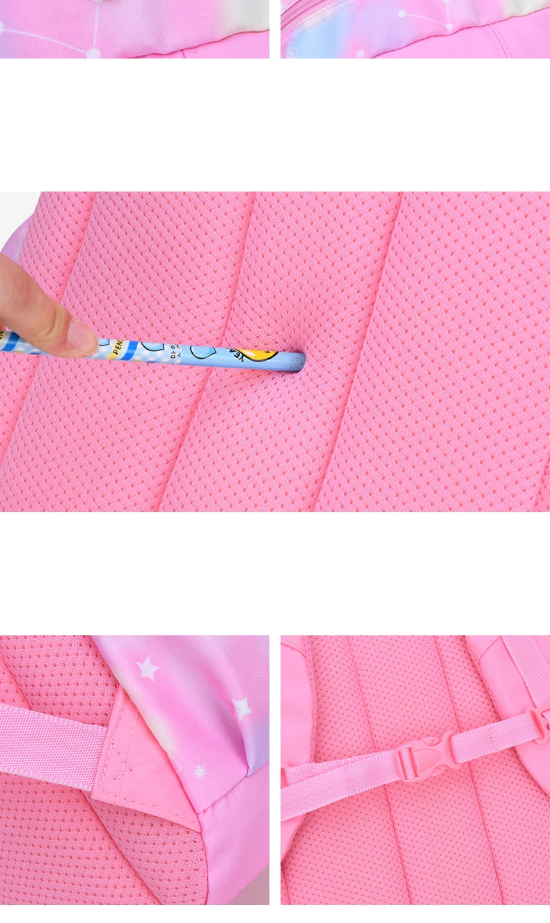 Girl School Bag Backpack Back Pack For Teenager Women Children Female Pink Schoolbag Primary High Bagpack Class Teens Child Kids Beauty World Shop