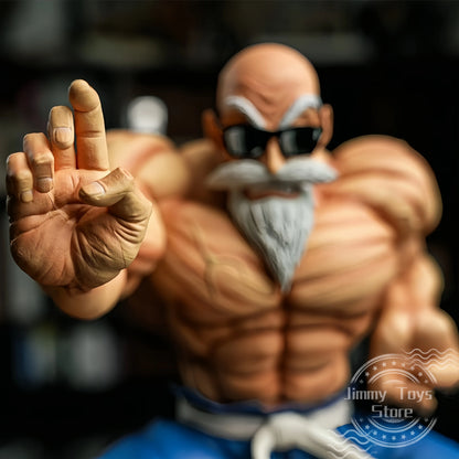 10cm Anime Dragon Ball figure GK Muscle Master Roshi Goku Kame Sennin Figurine PVC Action Figure Model Children Dolls Gift Toys Beauty World Shop