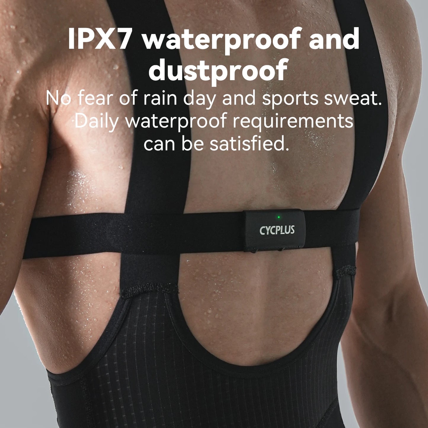 CYCPLUS H2 Heart Rate Sensor Chest Strap Belt Dual Mode ANT BLE Cycling Computer Bike Accessories Sports Heart Rate Monitor Beauty World Shop