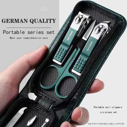 Nail Scissors Set Household High End Mens And Womens Special Nail Clippers Manicure Beauty Tools 6 Piece Portable Household Beauty Fashion