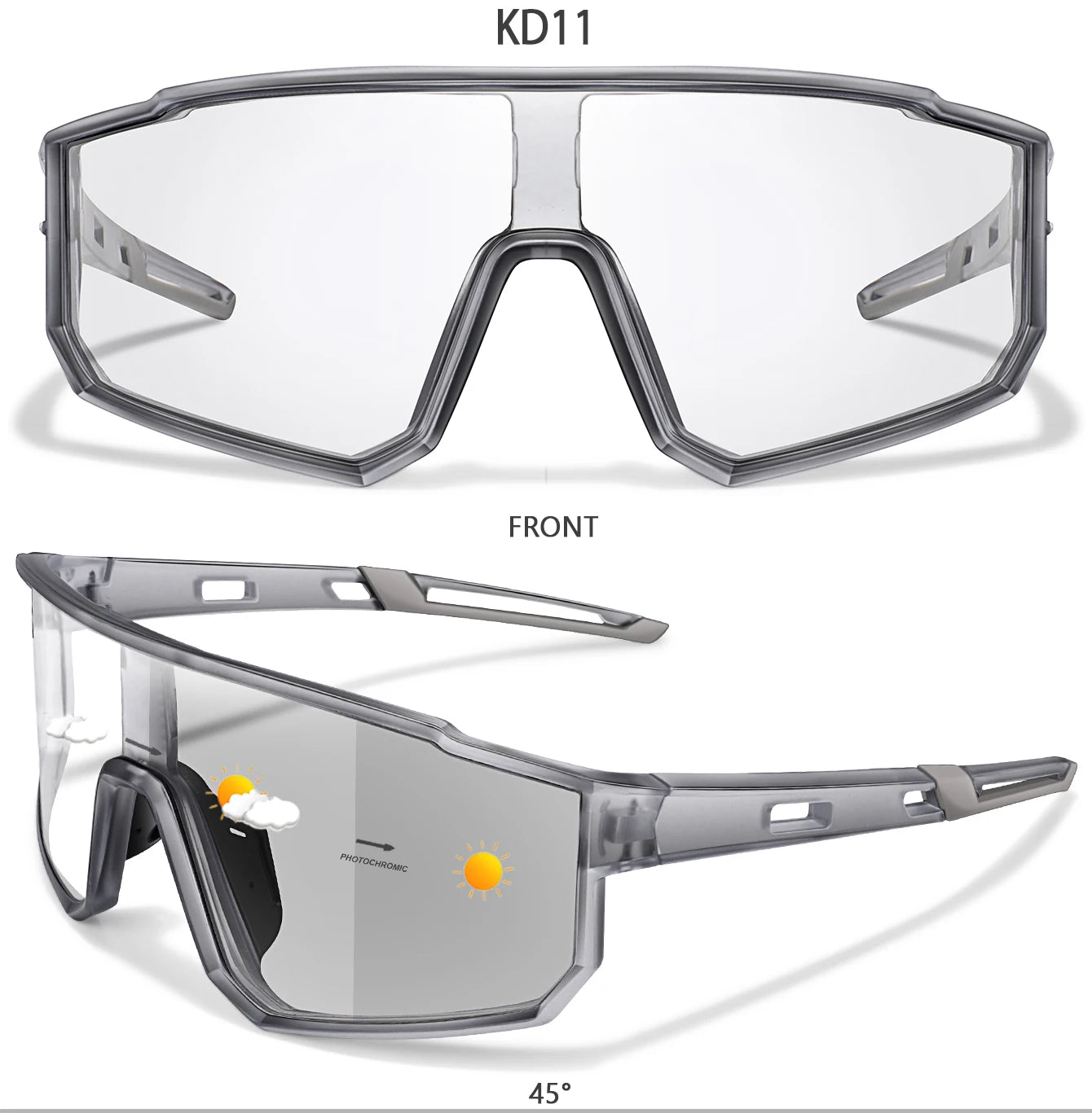 Fashion Brand Men Women Bicycle Photochromic Eyewear MTB Bike Fishing Running Cycling Sports Sunlasses Comfortable Goggles Beauty World Shop