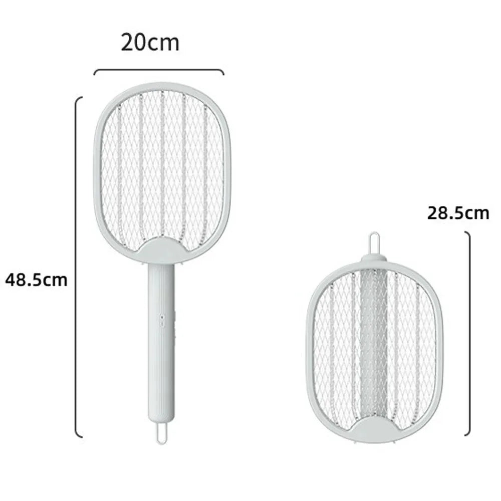 3000V Foldable Electric Mosquito Killer USB Rechargeable Fly Trap Mosquito Swatter Racket Insect Killer With UV Light Bug Zapper Beauty World Shop