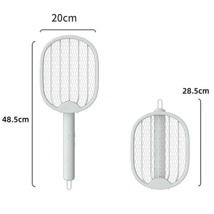 3000V Foldable Electric Mosquito Killer USB Rechargeable Fly Trap Mosquito Swatter Racket Insect Killer With UV Light Bug Zapper Beauty World Shop