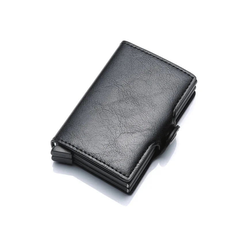 Anti Rfid Carbon Fiber Credit Card Holder Mens 14 Bank Cardholder Case Wallet Metal Minimalist Wallet Money Bag Male Purses Beauty World Shop