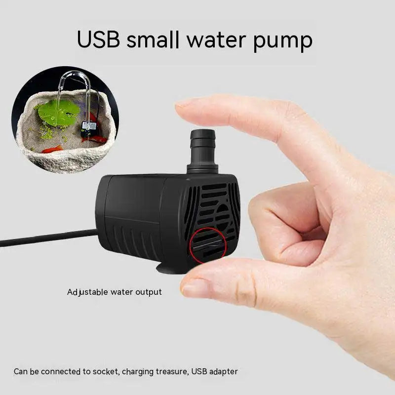 Pet Water Fountain Pump Dispenser Drinking Fountain Replacement Accessories DC 5V USB 40dB Ultra-quiet for Fountain Aquarium Beauty World Shop