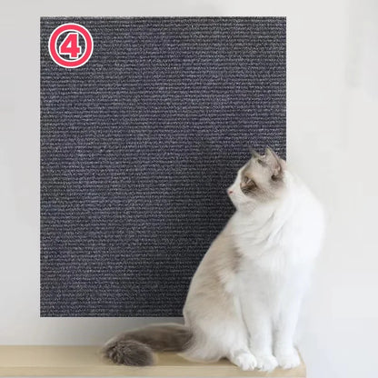 Trimmable Self-Adhesive Carpet Cats Scratch Board Wall Anti Cat Scratch Sofa Diy Cats Scratch Board Sofa Protection Paws Sharpen Beauty World Shop