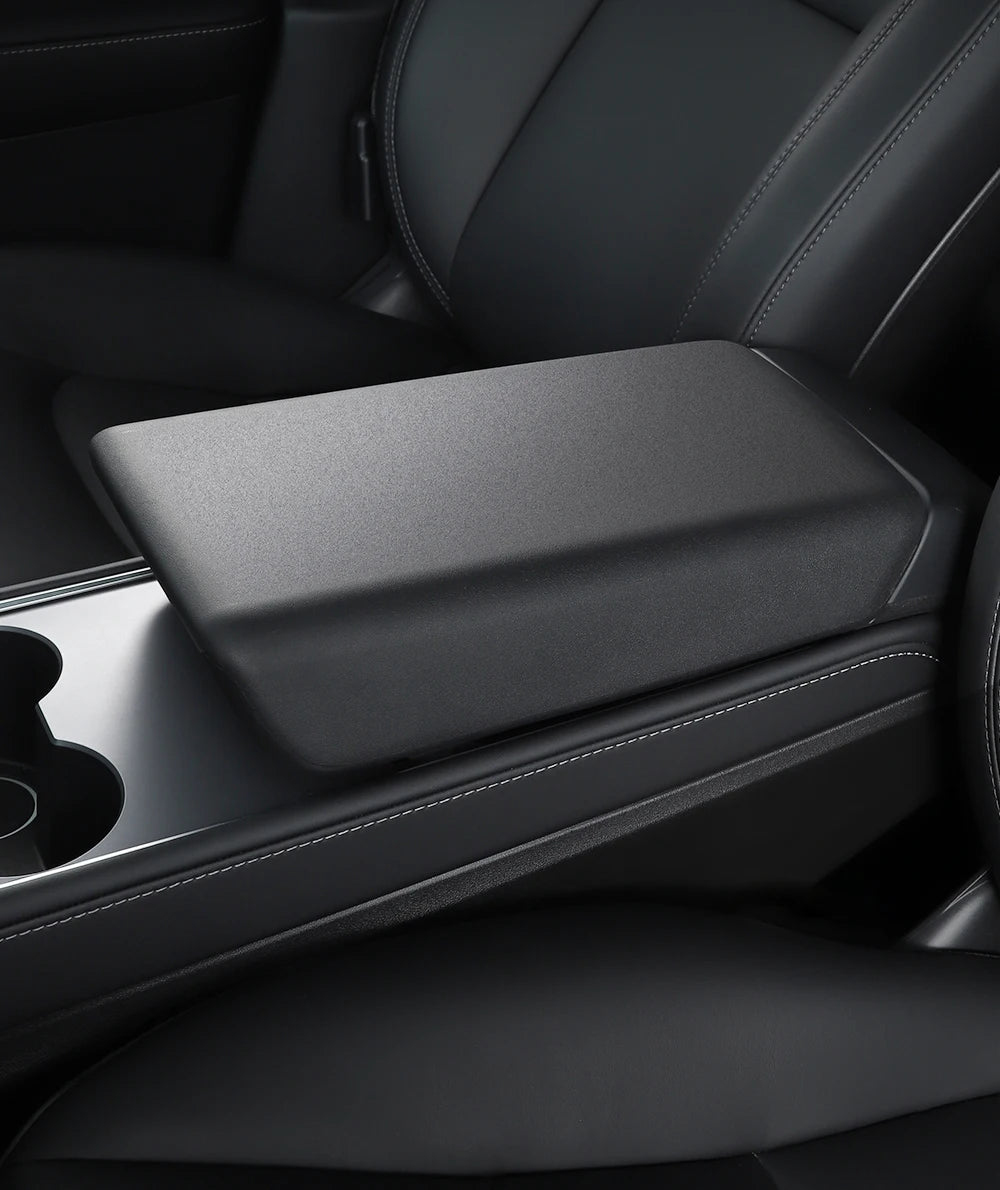 YZ For Tesla Model 3 Highland Y Juniper 2025-2026 Soft Center Console Armrest Pad Auto Central Armrest Box Cover Car Accessories Beauty World Shop