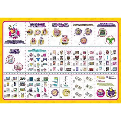 Disney 5 Surprise Capsule Toys Mini Brands Series 3 Mystery Blind Box Fashion Surprise Ball Cartoon Figures Collectible Toys Beauty World Shop