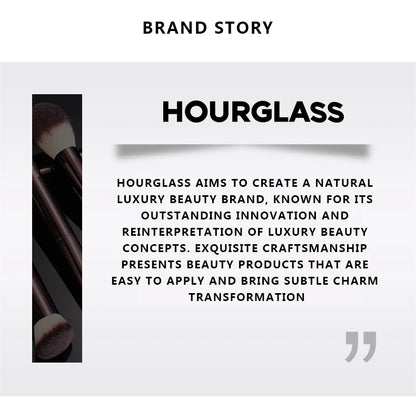 Hourglass Makeup Brush- No.20 Vanish Seamless Finish Foundation Brush Soft Fiber Hair Fashion Design Single Face Brush Beauty World Shop