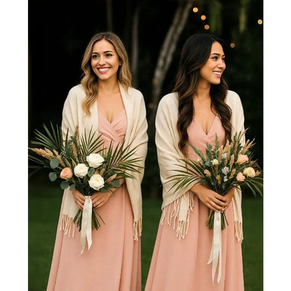 Soft Silky  Scarf for Women – Shawl Wrap for Evening Dresses, Bridesmaids, Weddings & Everyday Wear Beauty World Shop