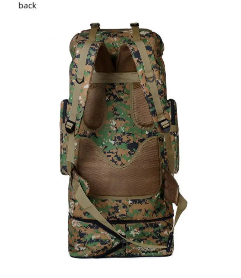 Homefish 80L/100L Large Mountaineering Backpack Outdoor Climbing Bag Tactical Rucksack Hiking Camping Travel Backpack Beauty World Shop