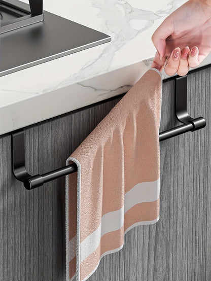 Wall Mounted Kitchen Cabinet Towel Rack - A Space Saving Cloth Rack Suitable for Homes and Bathrooms,No Drilling Required Beauty World Shop