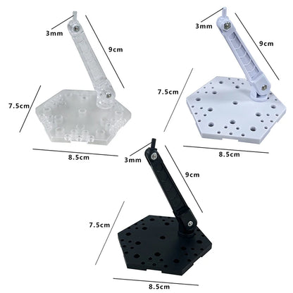 Innovative And Practical Handmade Doll DIY Holder Action Figure Model Base Display Stand Black Bracket For 1/144 HG RG Beauty World Shop