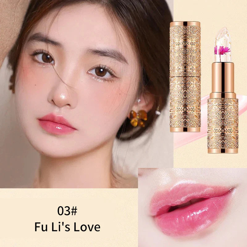 Crystal Color-changing Petal Lipstick for Women Moisturizes long-lasting and non-sticky cup lip balm Beauty Trend Shop