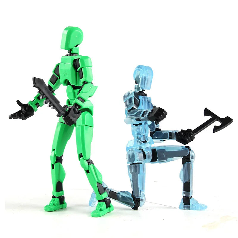 3D Multi-Jointed Movable Shapeshift Robot Joint Dog Creative Printed Mannequin Dummy Action Model Doll Toys for Children's Gifts Beauty World Shop