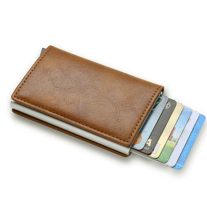 Anti Thief Rfid Credit Card Holder Smart Minimalist Wallet Pocket Men Women Slim Cardholder Bank Cash Creditcard Case Bag Purse Beauty World Shop