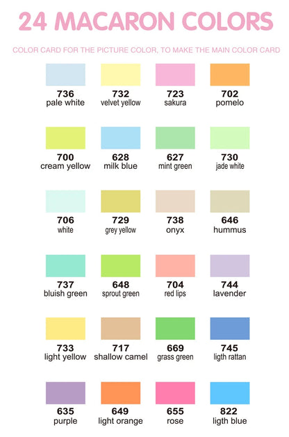 GuangNa 12-72 Colors Soft Brush Acrylic Marker Pen Set,Skin Tone, Macaron color,DIY Hand Drawn,Paint Art Markers pens,GN.8201F/M Beauty World Shop