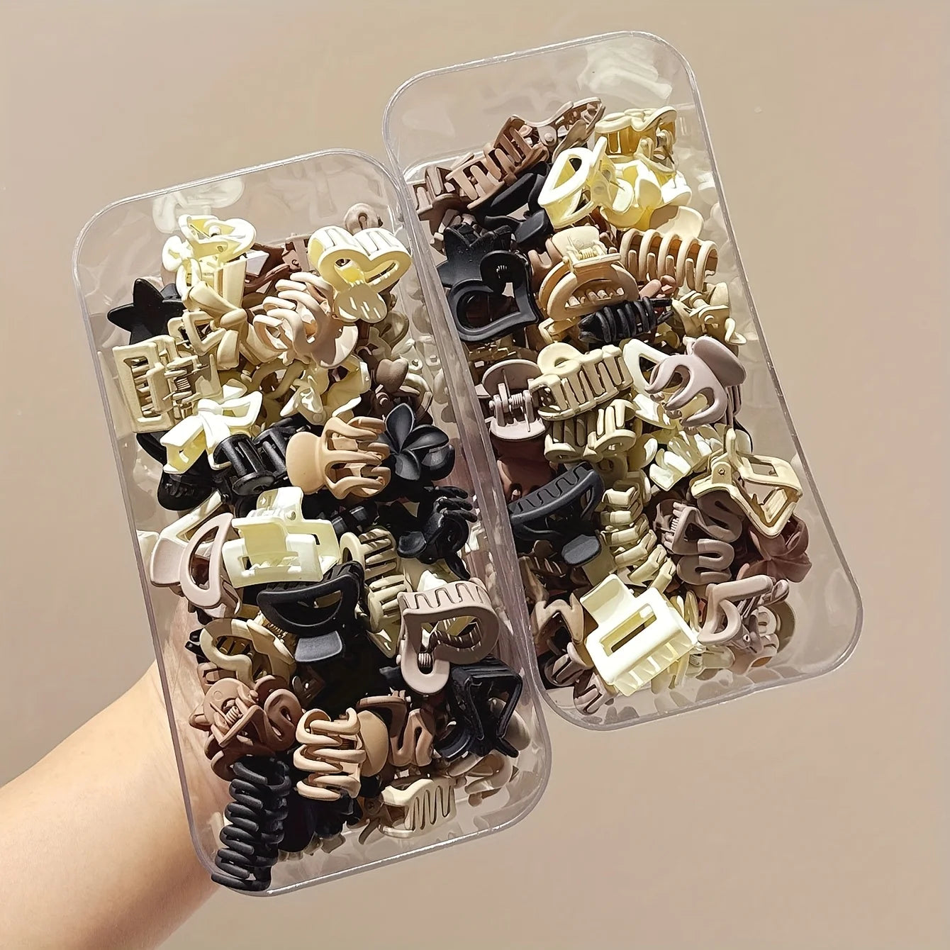 5/10/20/30pcs Beige Mixed Pack Small Clips, Cute Girl Accessories - Perfect for Daily Use, Special Occasions, or Travel Gifts Beauty World Shop