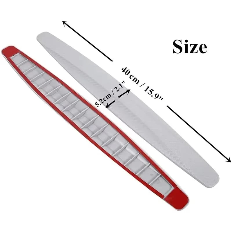 2pcs Car Bumper Protector Strip Guard Corner Protection Strips Scratch Protector Crash Anti Collision Auto Accessories Beauty World Shop