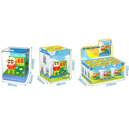 Crayon Shin-Chan Action Kamen‌ Kazama Tōru Bochan Anime Figure Model Doll Colorful Daily Iife Micro Scene Blind Box Toys Gifts Beauty World Shop