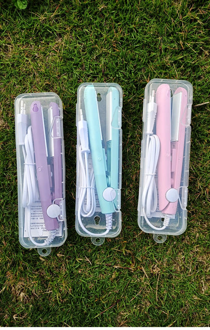 3 in 1 Hair Iron High Quality flat iron Straightening hot comb mini professional hair straightener & Curling Iron Styling Tools Beauty World Shop