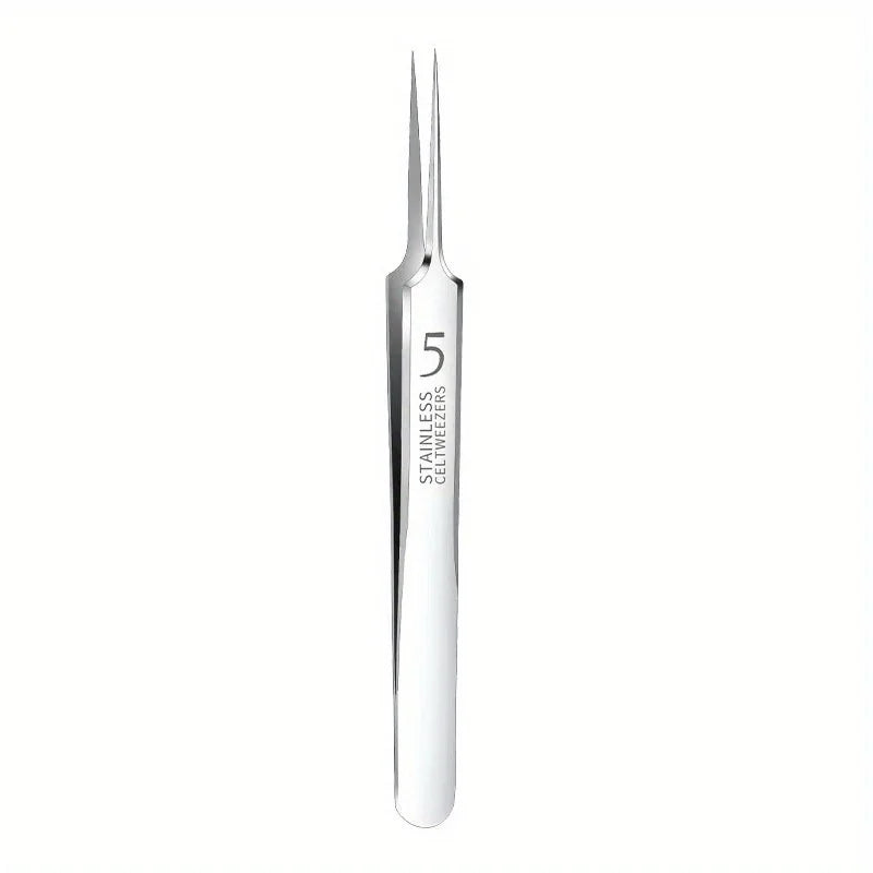 Easy-To-Use Stainless Steel Acne Extractor Set - Hypoallergenic Beauty Tweezers For Clear Skin, Perfect For Beginners Beauty Fashion