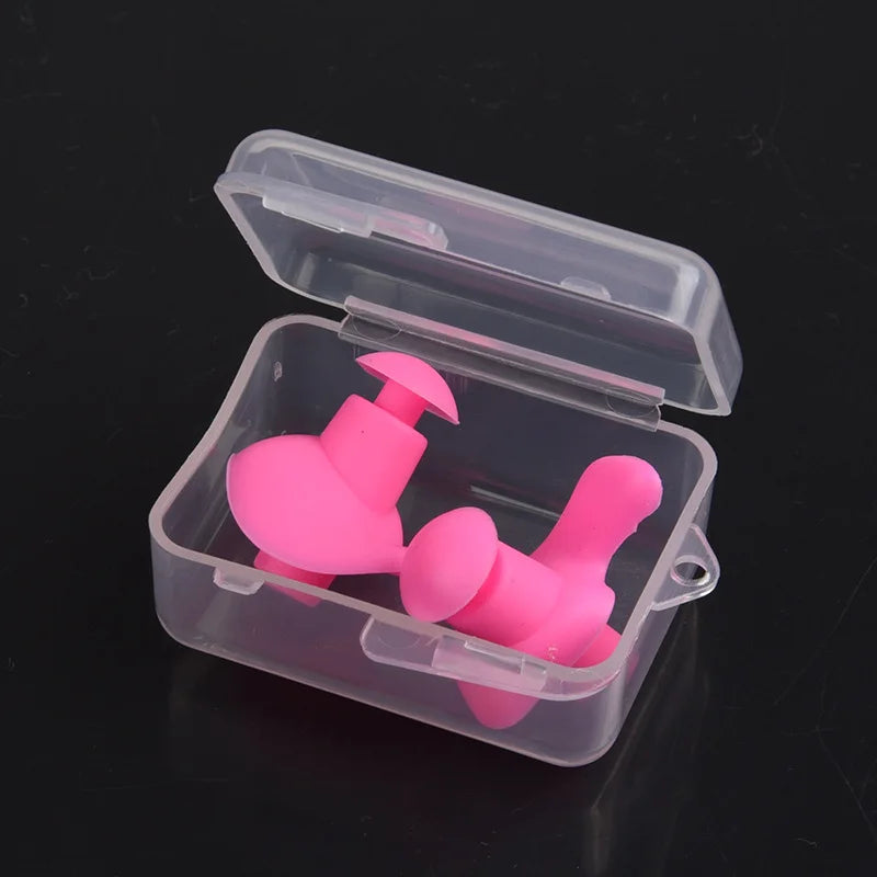 Durable Earplugs Classic Delicate Texture 1 Pair Waterproof Soft Earplugs Silicone Portable Ear Plugs Swimming Accessories Beauty World Shop