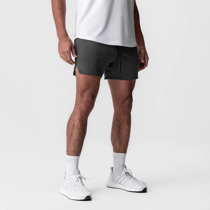New Summer Men's Sports Shorts Quick Dry Breathable Beach Jogging Single Layer Breathable Shorts Training Basketball Apparel Gym