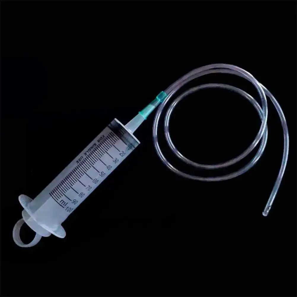 100/300/550ml Large Capacity Syringes Oil Pump With 1m Hose Pet Feeding Measuring Pump Hydroponics Nutrient Big Syringe Beauty Fashion