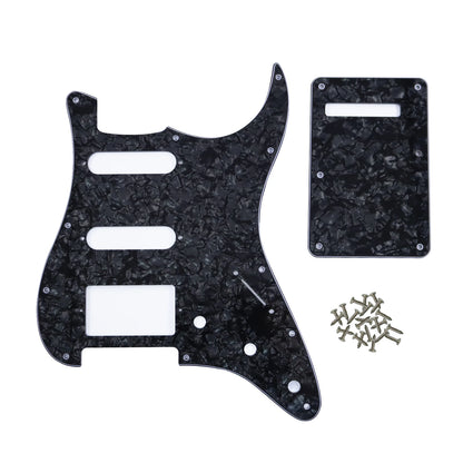 PHRILAM SSH 11 hole ST electric guitar guard, 3-Layer  St  Pickguard with Aluminum Foil Shield Fits American/Mexican ST Beauty World Shop