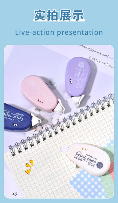Journamm 6m*6mm Double Sided Adhesive Dots Glue Tape DIY Scrapbooking Collage Photo Album School Stationery Supplies Roller Tape Beauty World Shop
