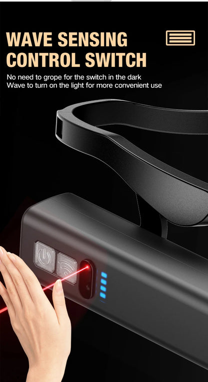 2025 Ear Clip Headlamp– Bright LED Headlight, Rechargeable Waterproof Head Flashlight for Fishing Hiking Running Cycling Outdoor Beauty World Shop