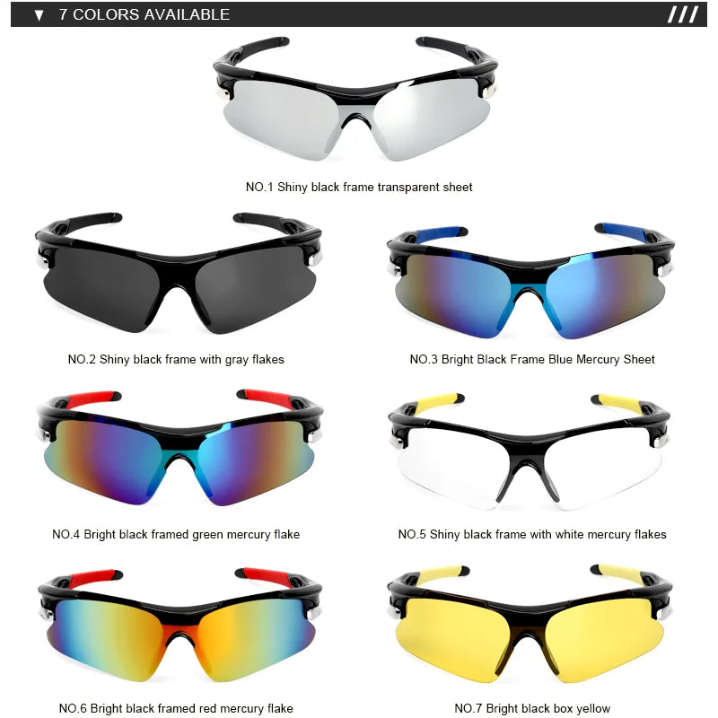 RIDERACE Sports Men Sunglasses Road Bicycle Glasses Mountain Cycling Riding Protection Goggles Eyewear Mtb Bike Sun Glasses Beauty World Shop